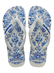 Chinelo Jardim de Porcelana
